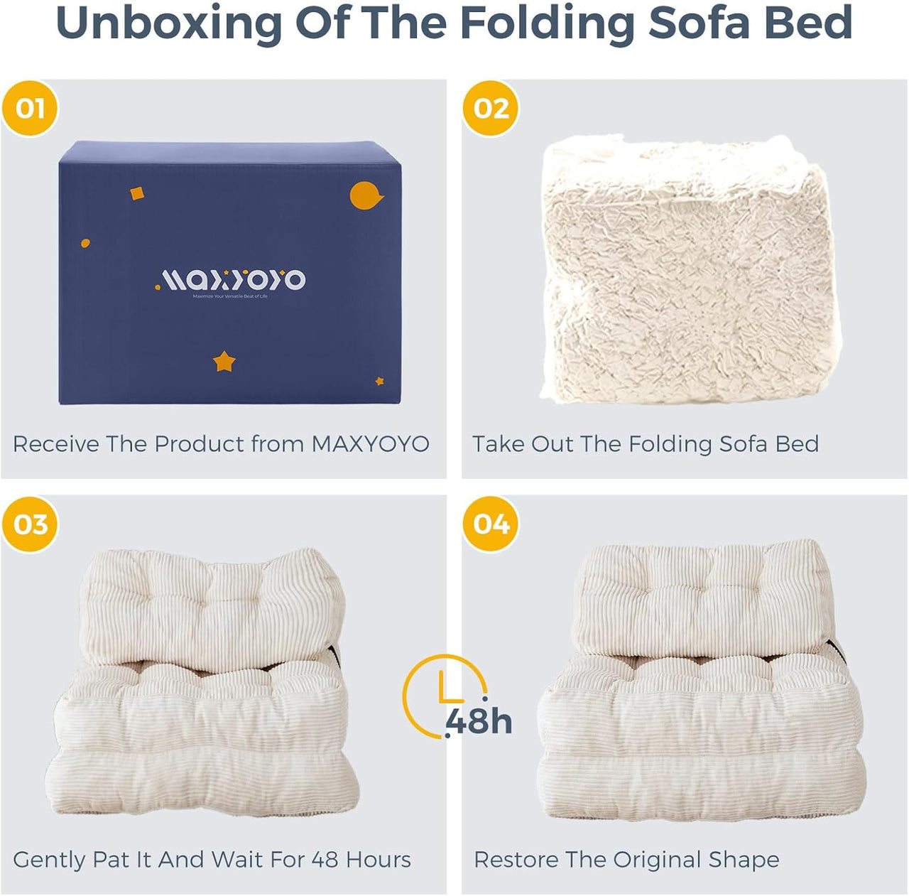 Folding 2 in 1 Sofa Bed Lounger