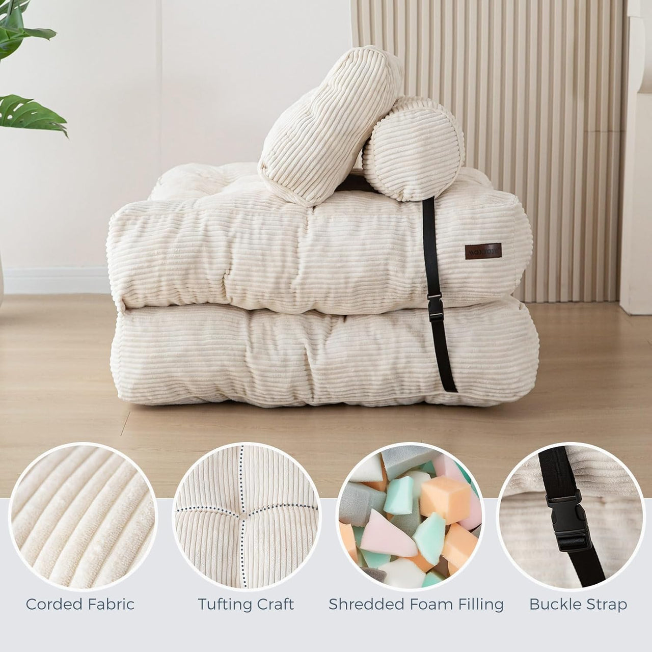 Folding 2 in 1 Sofa Bed Lounger